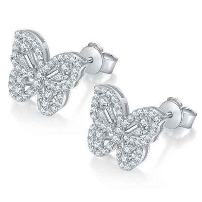 Butterfly Camellia Stud Earrings