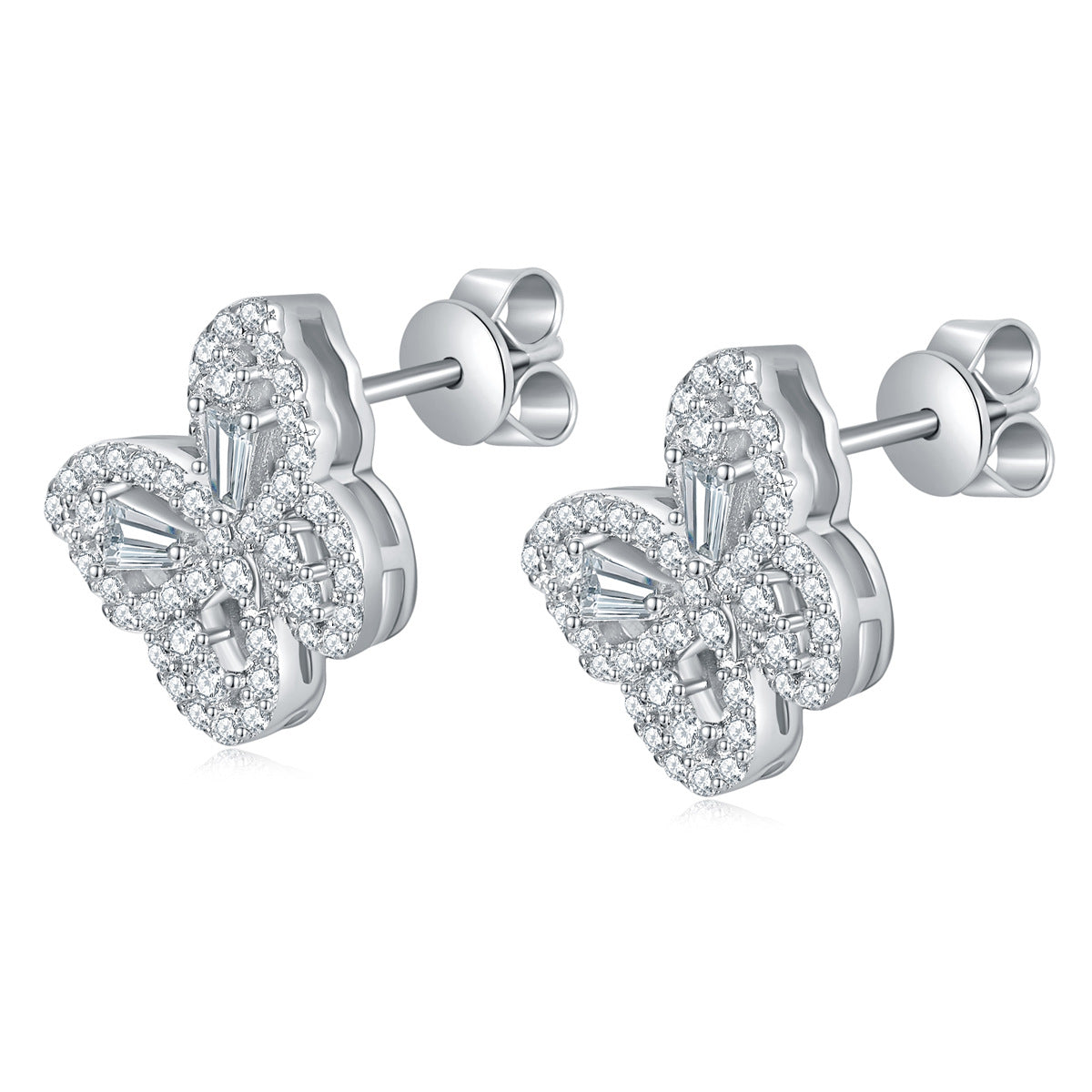 Butterfly Camellia Stud Earrings