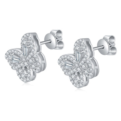 Butterfly Camellia Stud Earrings