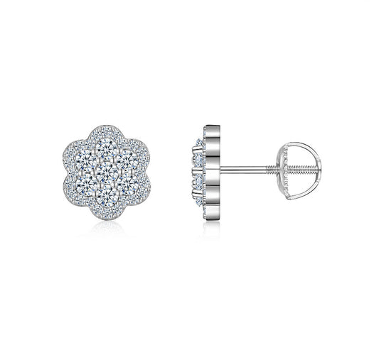 Butterfly Camellia Stud Earrings