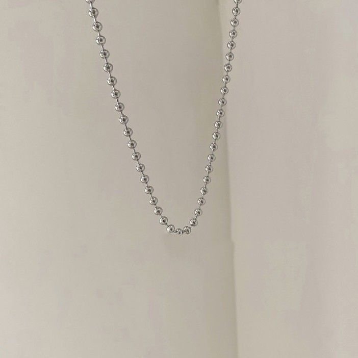 Butterfly Design Silver Necklace