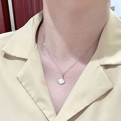 Butterfly Design Silver Necklace