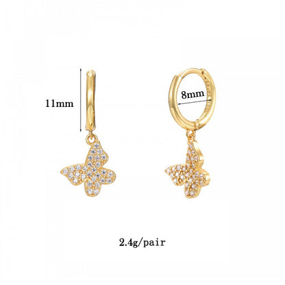 Butterfly Diamond Earrings