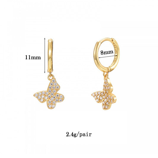Butterfly Diamond Earrings