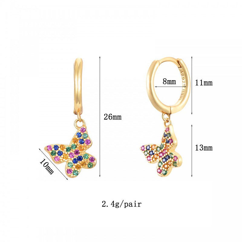 Butterfly Diamond Earrings