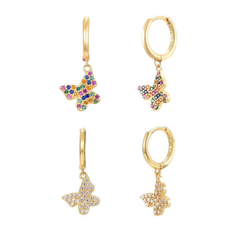 Butterfly Diamond Earrings