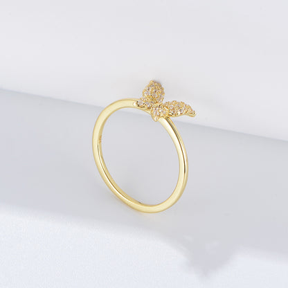 Butterfly Diamond Ring