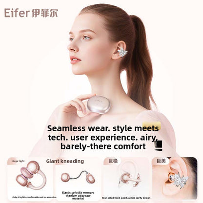 Butterfly Ear Clip Wireless Bluetooth Earphones