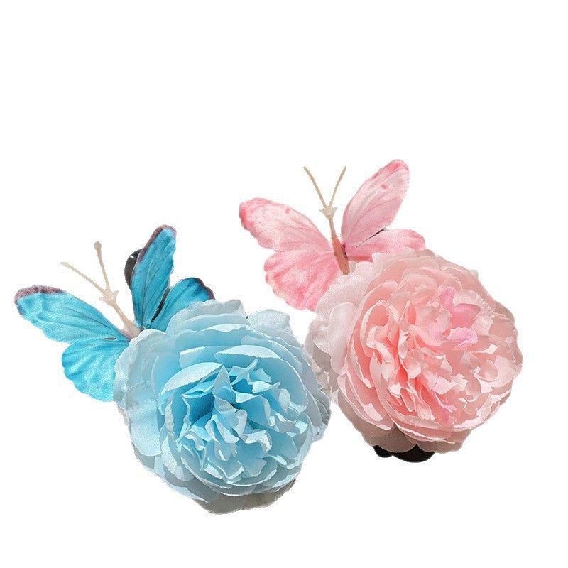 Butterfly Flower hairpin
