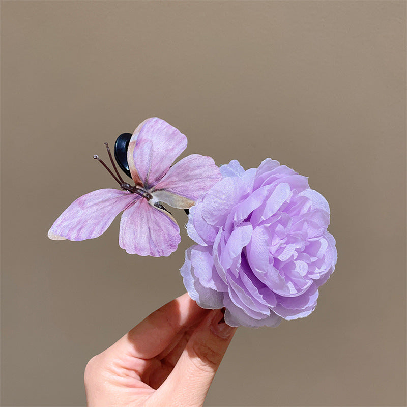 Butterfly Flower hairpin