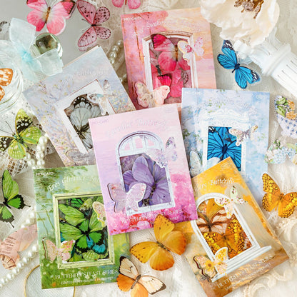 Butterfly hand account decoration sticker