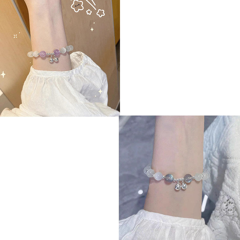 Butterfly Imitation Gemstone Beaded Bracelet