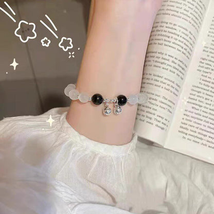 Butterfly Imitation Gemstone Beaded Bracelet