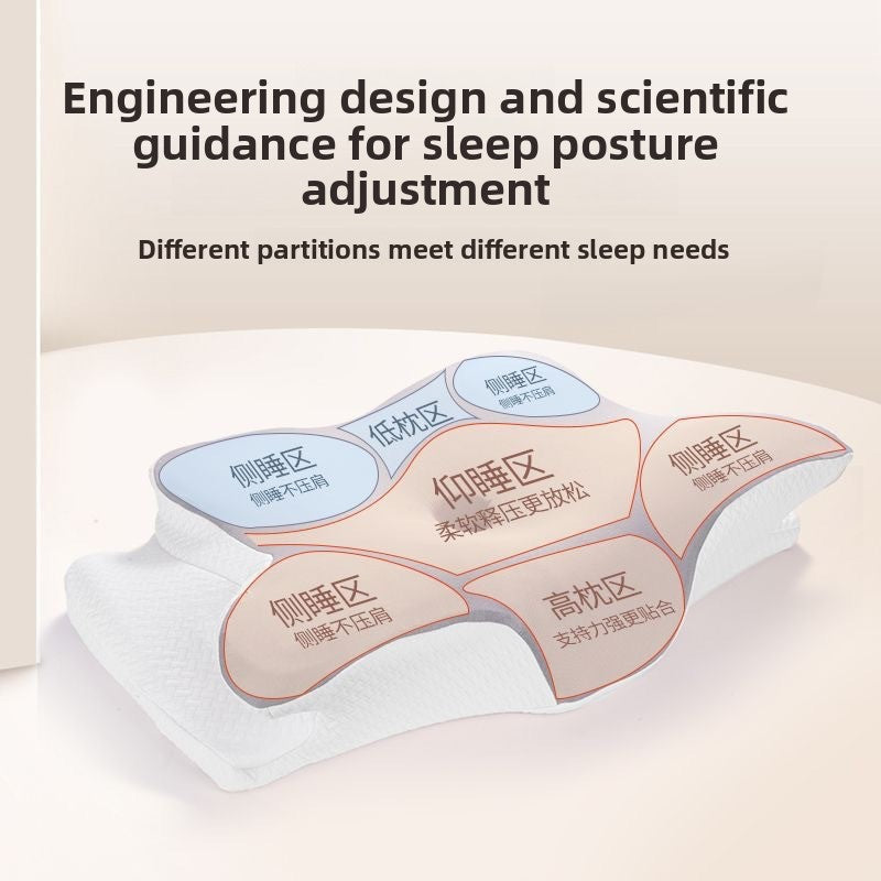 Butterfly Memory Foam Neck Support Pillow