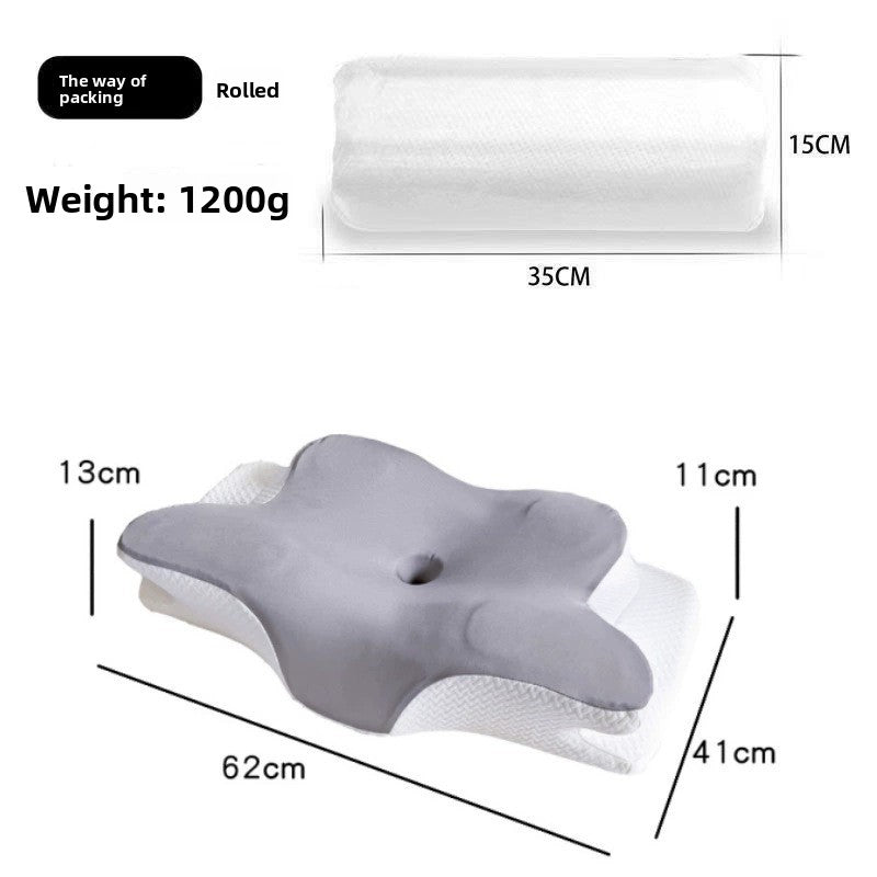 Butterfly Memory Foam Neck Support Pillow