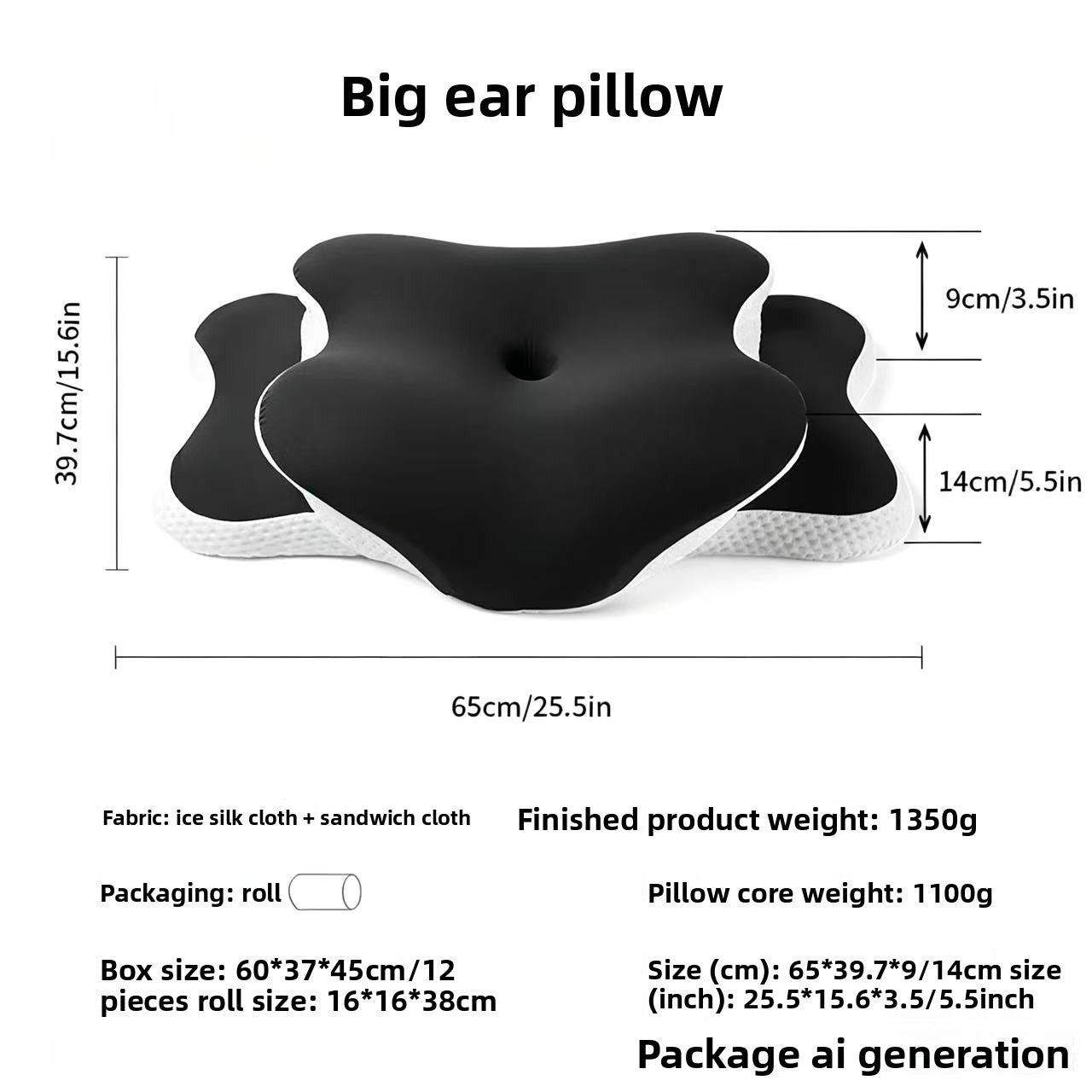 Butterfly Memory Foam Pillow