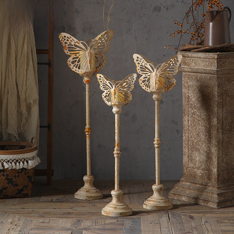 Butterfly Metal Candle Holder