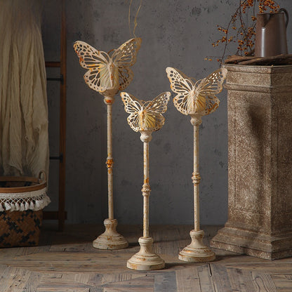 Butterfly Metal Candle Holder