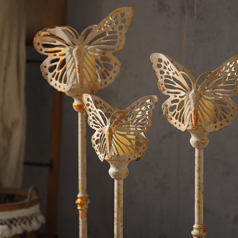 Butterfly Metal Candle Holder