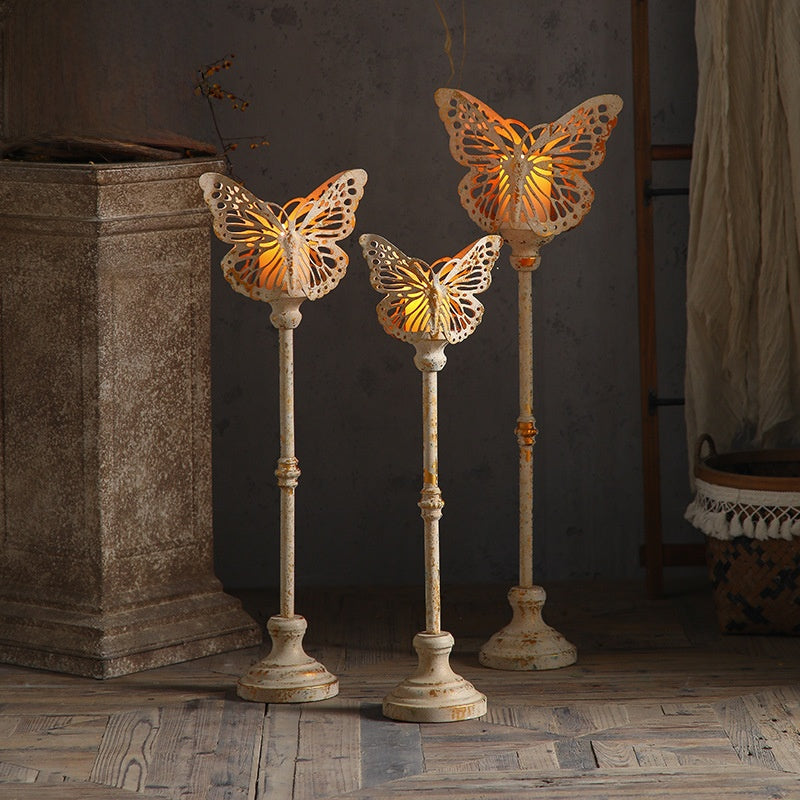 Butterfly Metal Candle Holder