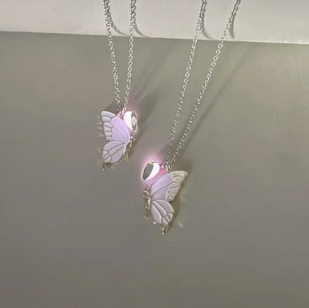 Butterfly Oil-Dripping Pendant