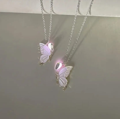 Butterfly Oil-Dripping Pendant