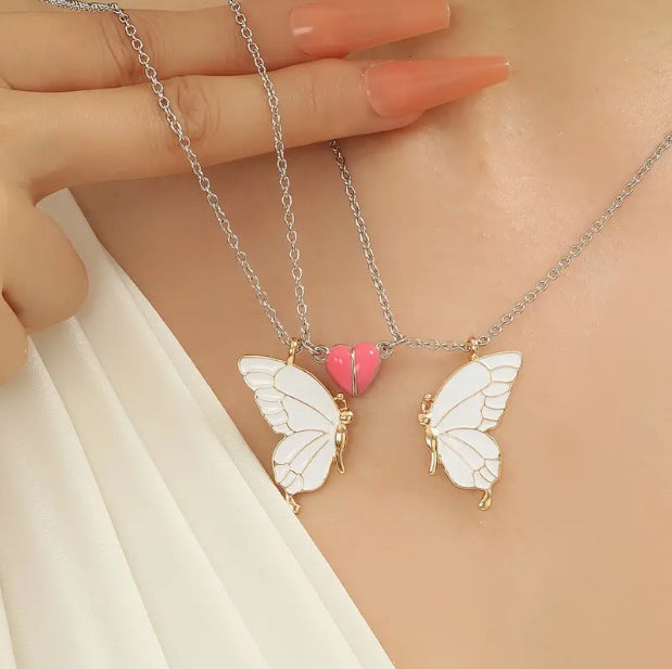 Butterfly Oil-Dripping Pendant