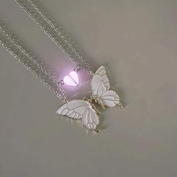 Butterfly Oil-Dripping Pendant