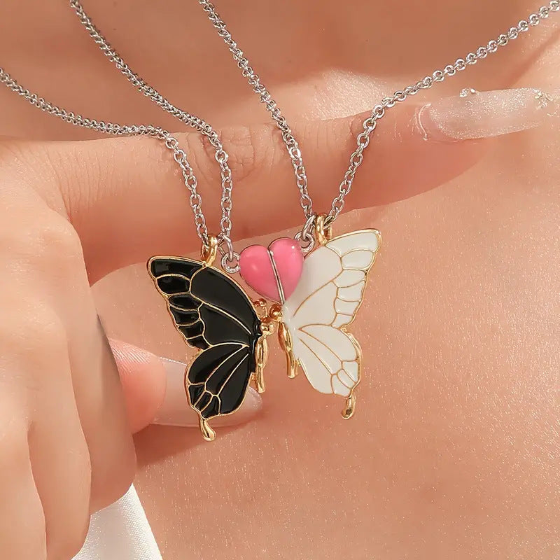 Butterfly Oil-Dripping Pendant
