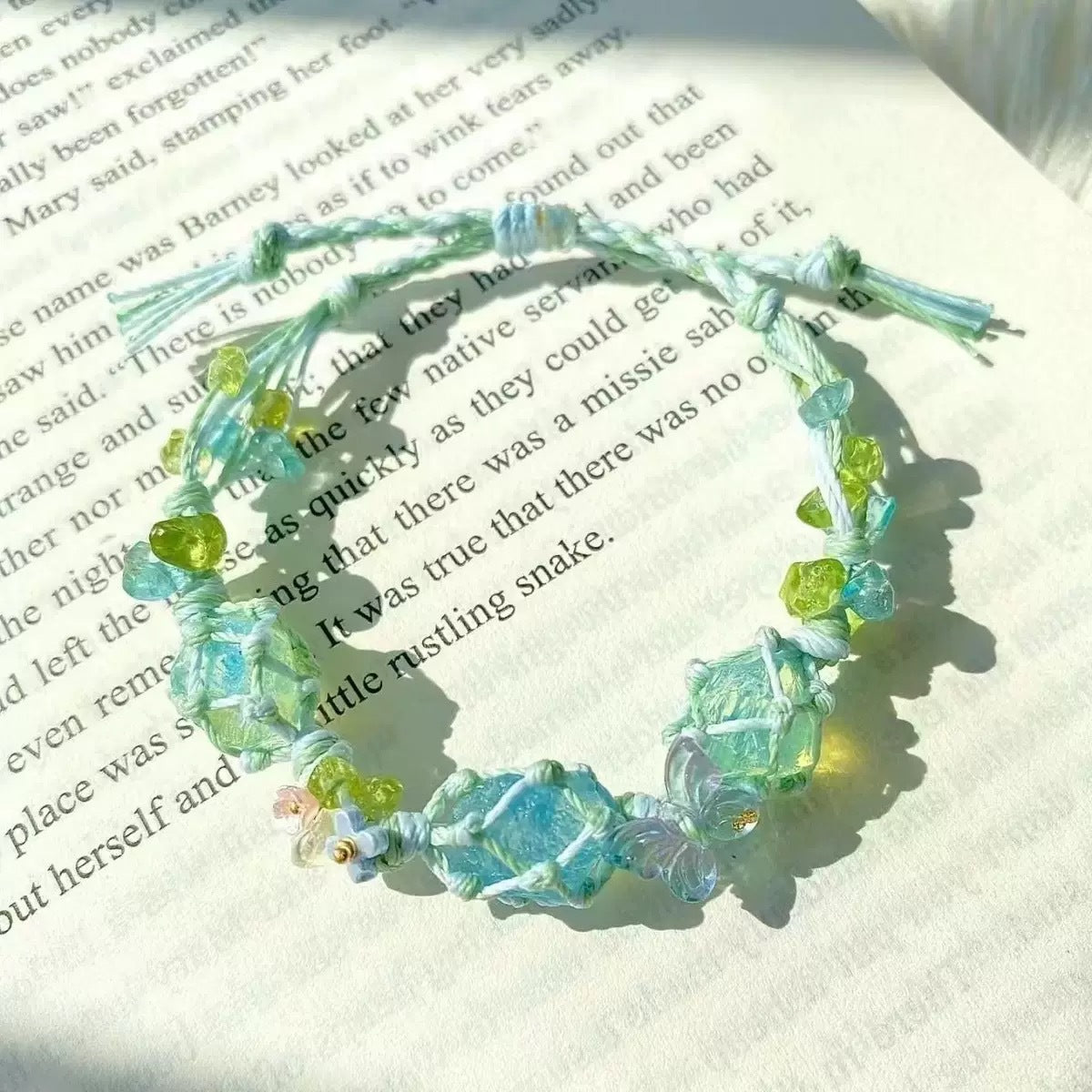 Butterfly Pebble Bracelet