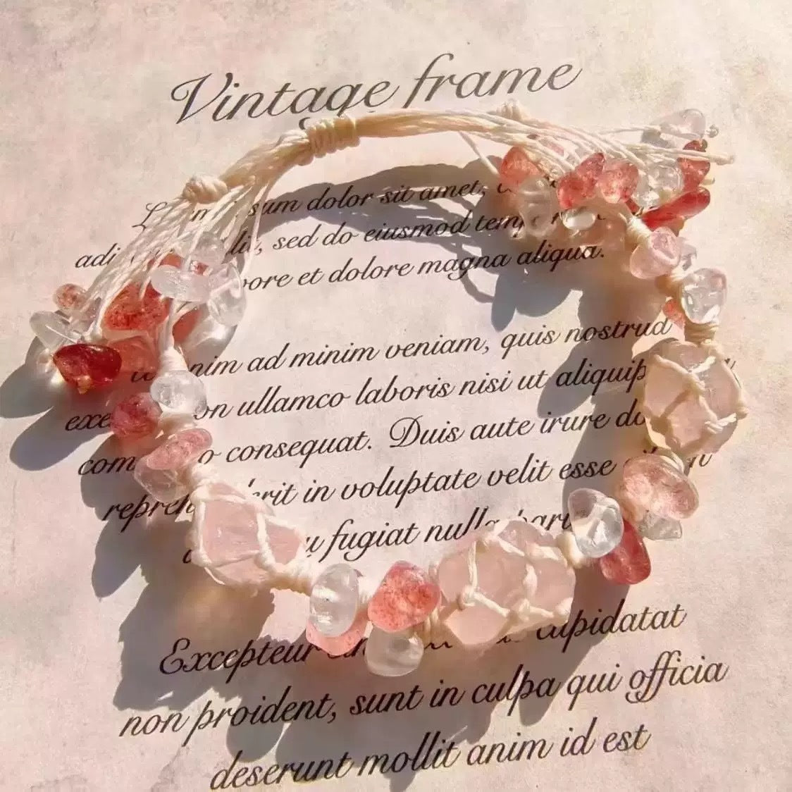Butterfly Pebble Bracelet