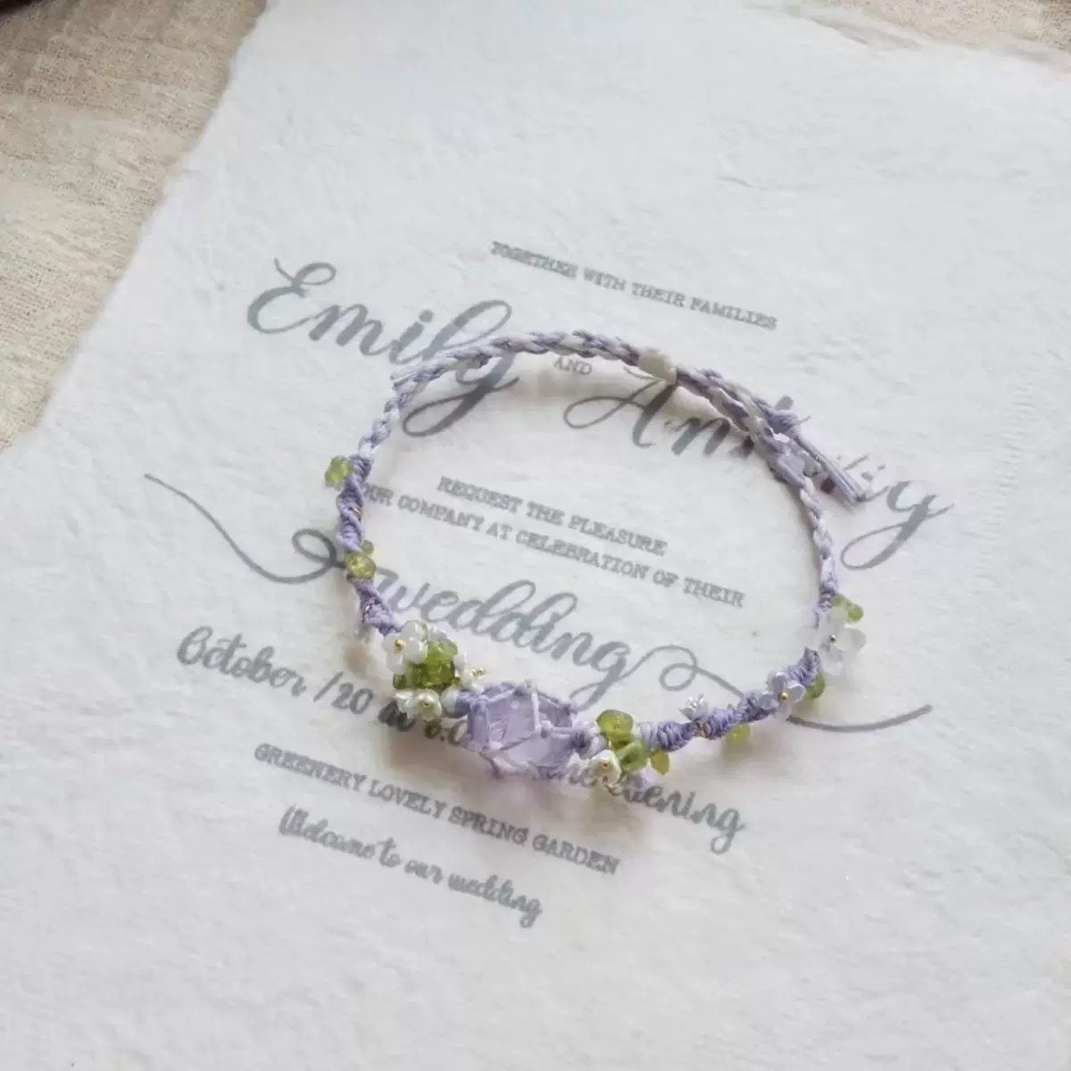Butterfly Pebble Bracelet