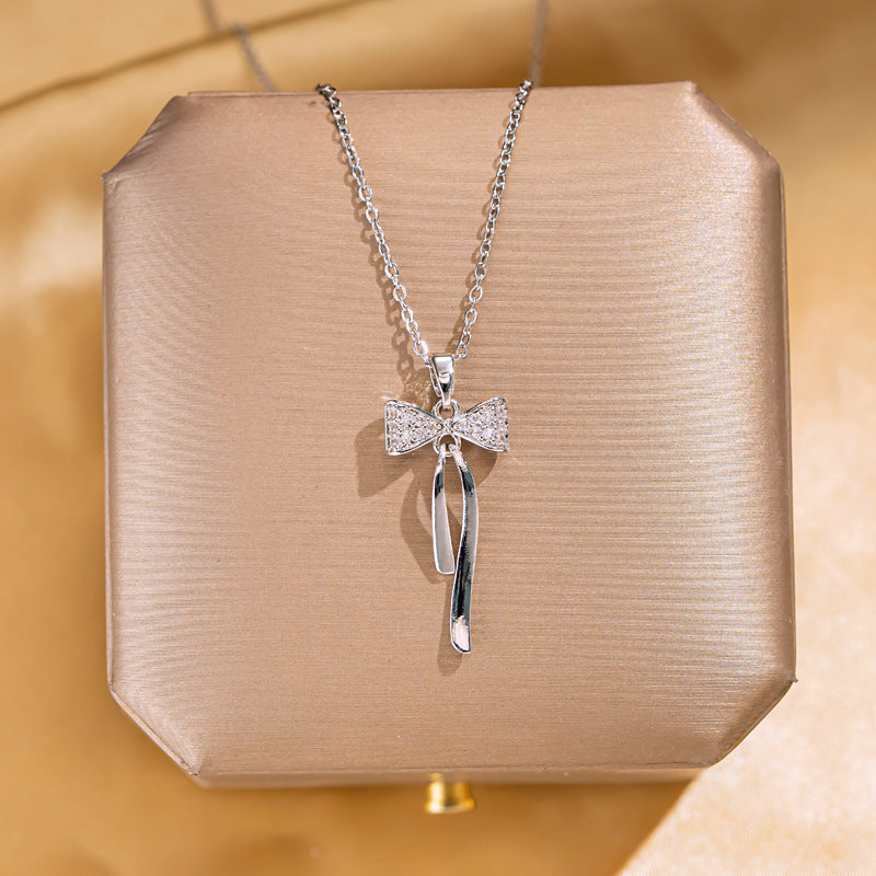 Butterfly Pendant Titanium Steel Necklace