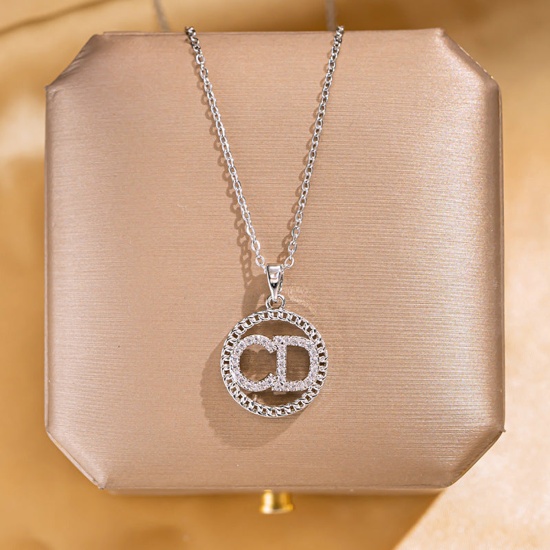 Butterfly Pendant Titanium Steel Necklace