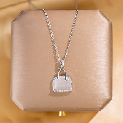 Butterfly Pendant Titanium Steel Necklace