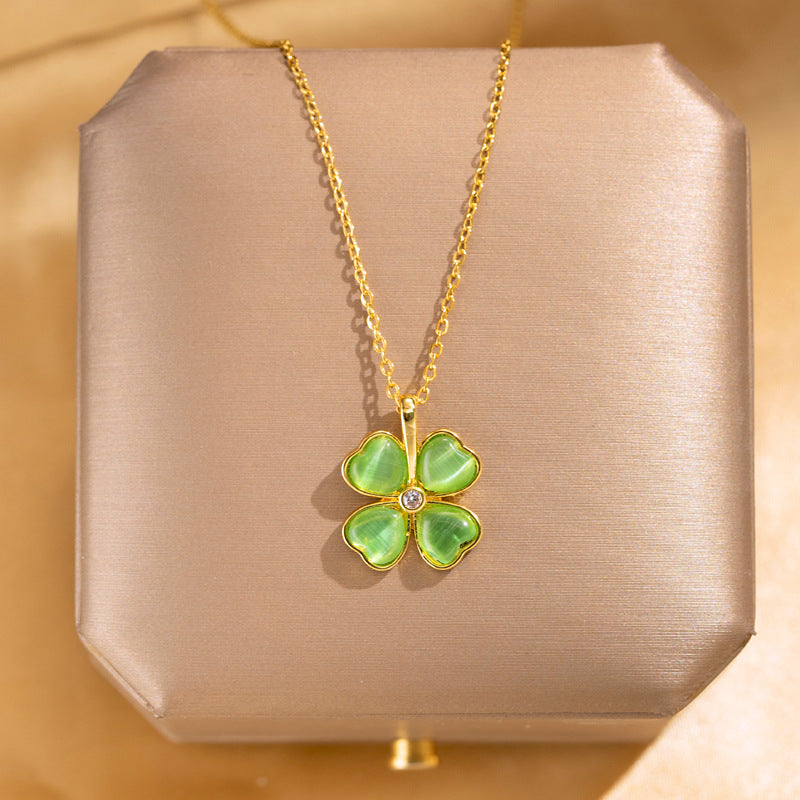 Butterfly Pendant Titanium Steel Necklace