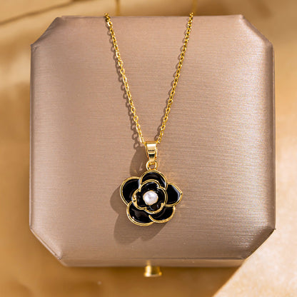 Butterfly Pendant Titanium Steel Necklace