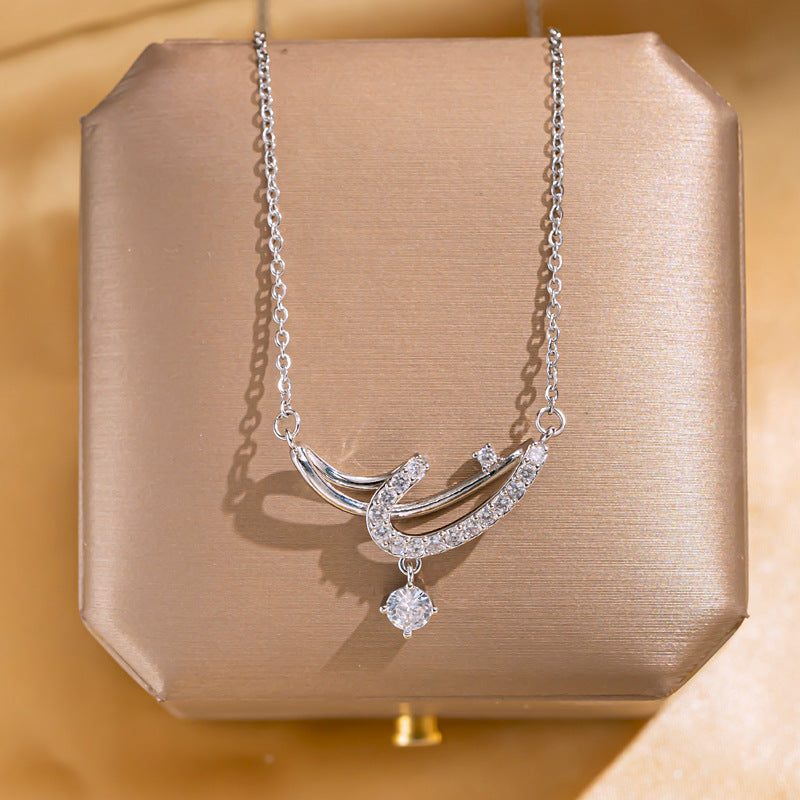 Butterfly Pendant Titanium Steel Necklace