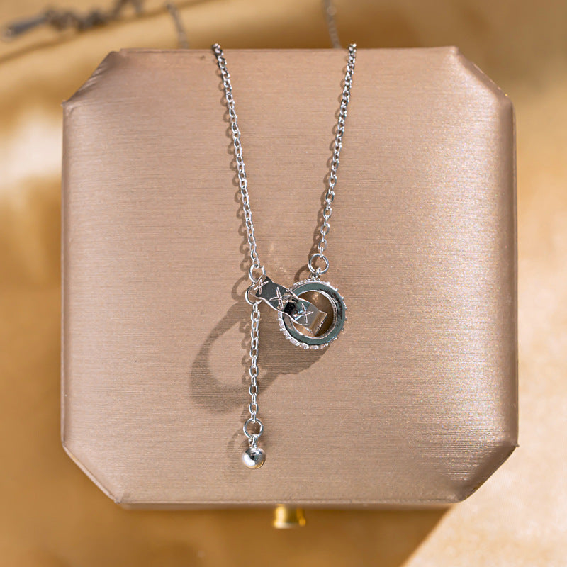 Butterfly Pendant Titanium Steel Necklace