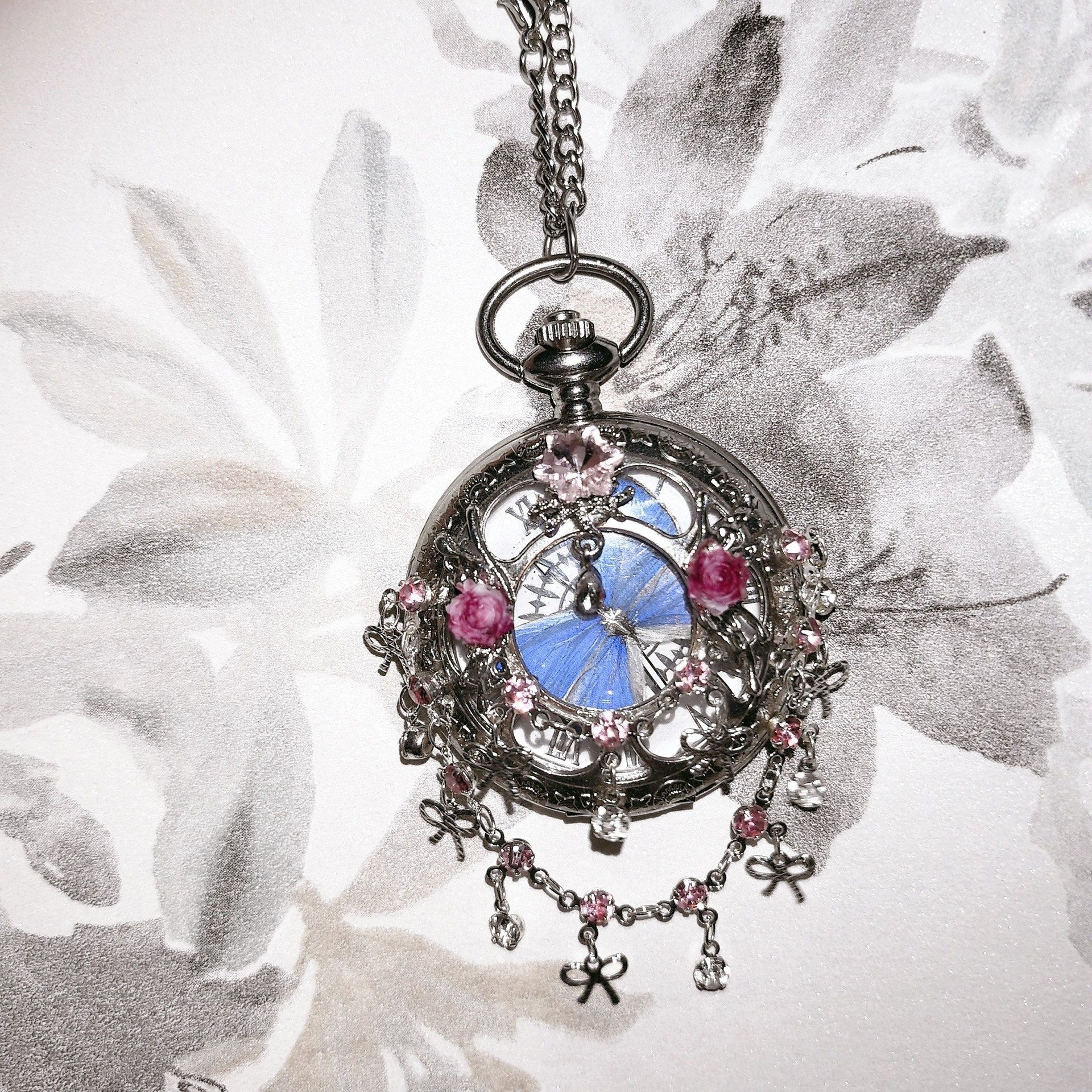 Butterfly Pocket Watch