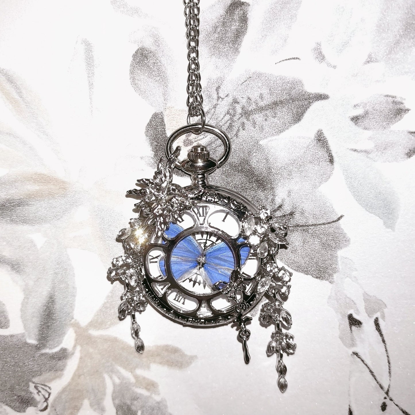 Butterfly Pocket Watch