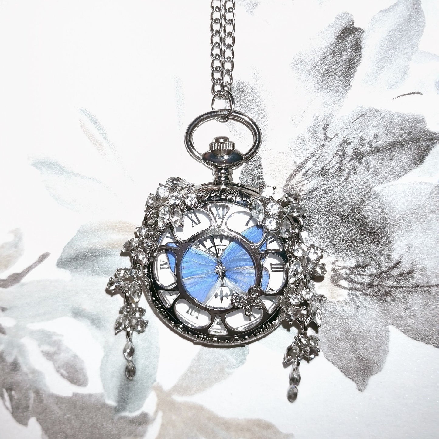 Butterfly Pocket Watch