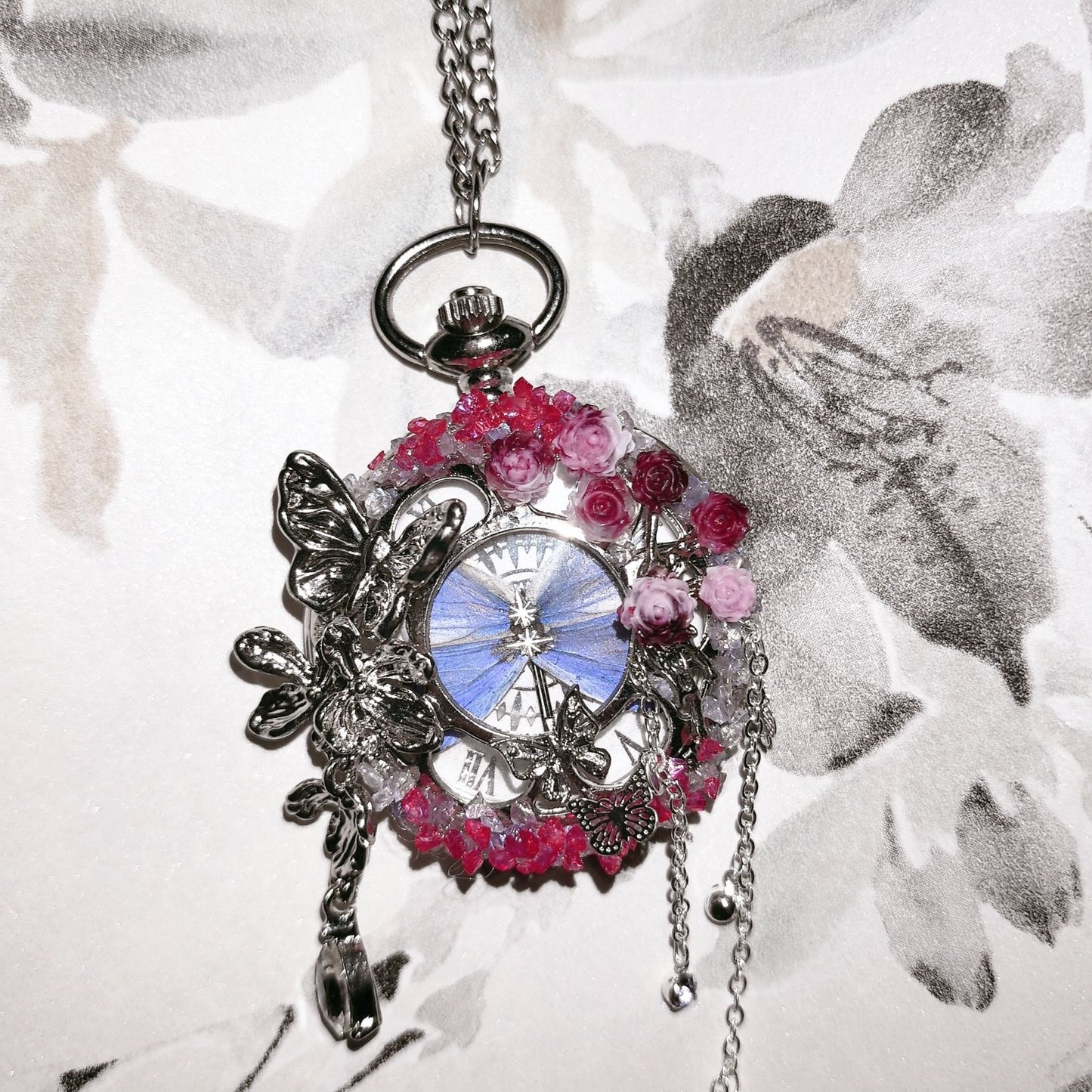 Butterfly Pocket Watch