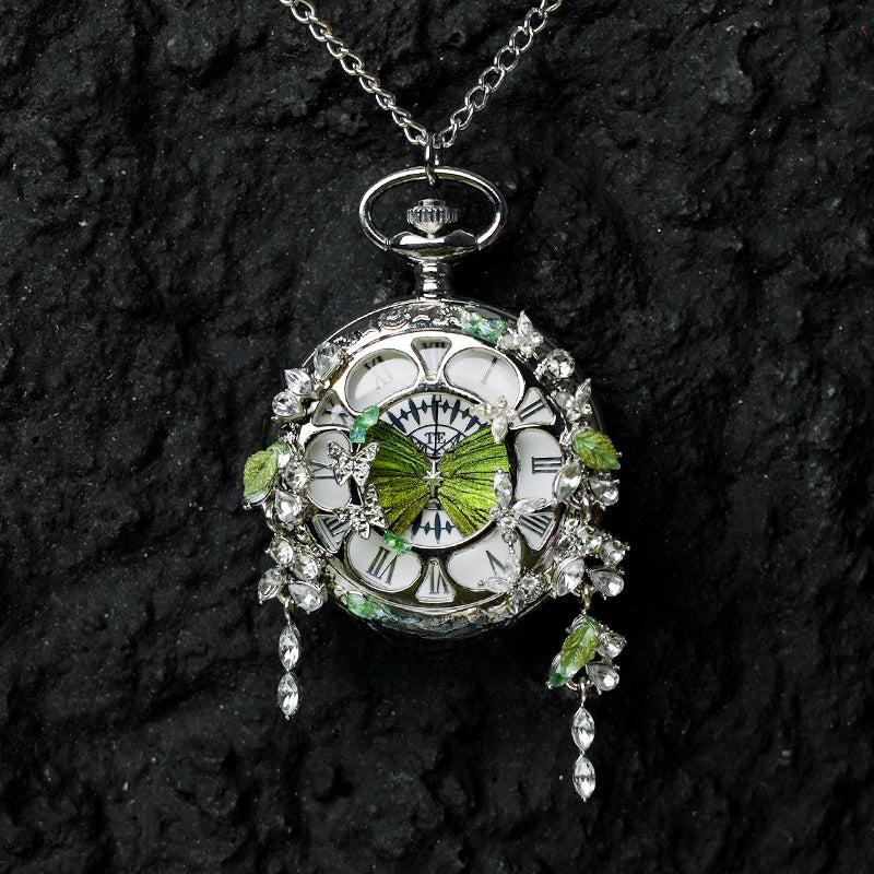Butterfly Pocket Watch