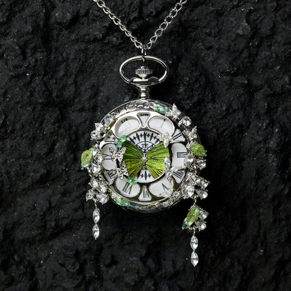 Butterfly Pocket Watch