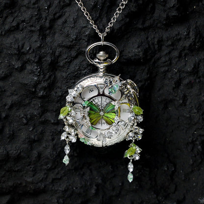 Butterfly Pocket Watch