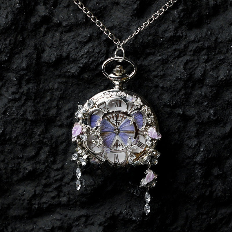 Butterfly Pocket Watch