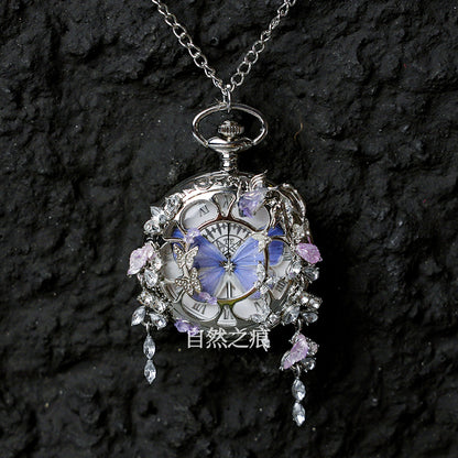 Butterfly Pocket Watch