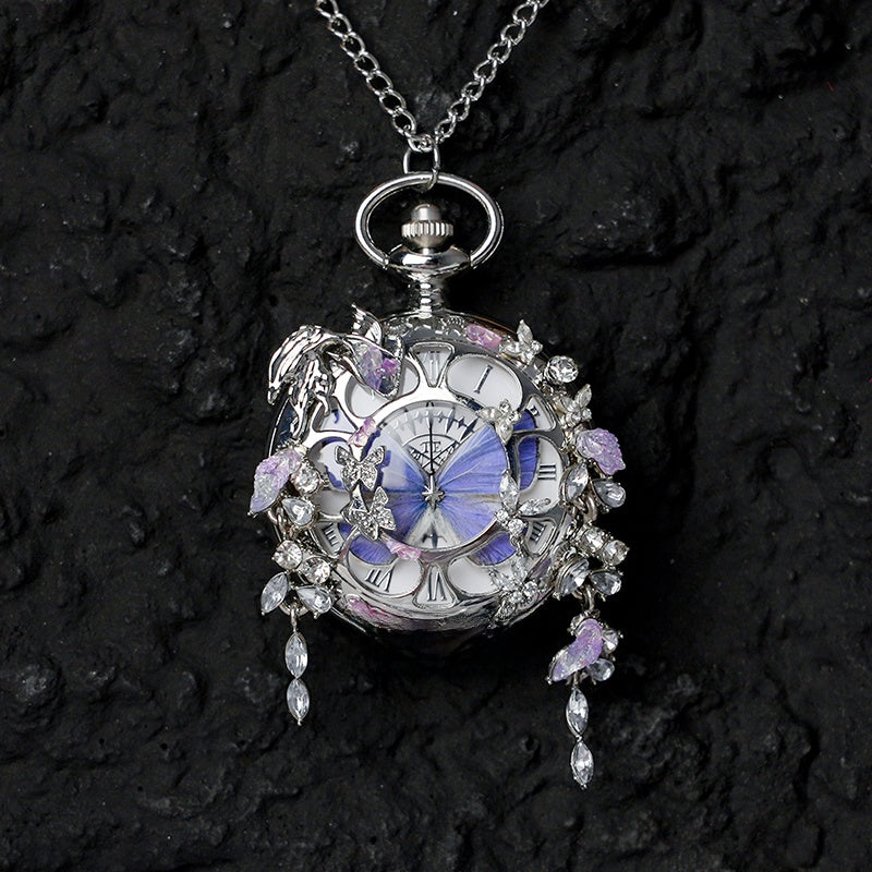 Butterfly Pocket Watch