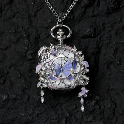 Butterfly Pocket Watch